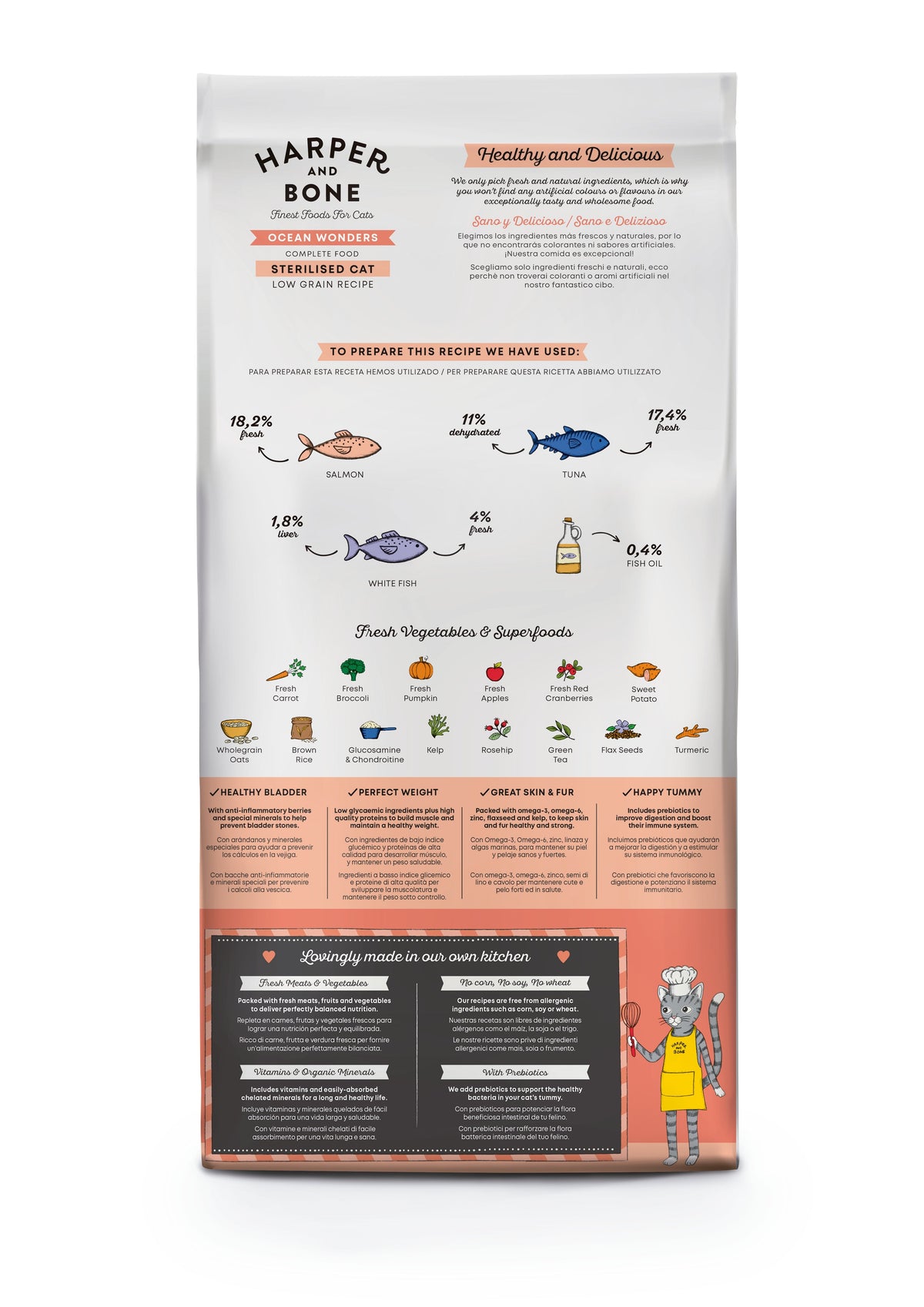 Sterilised cat - Ocean wonders - Tonno, pesce bianco e salmone