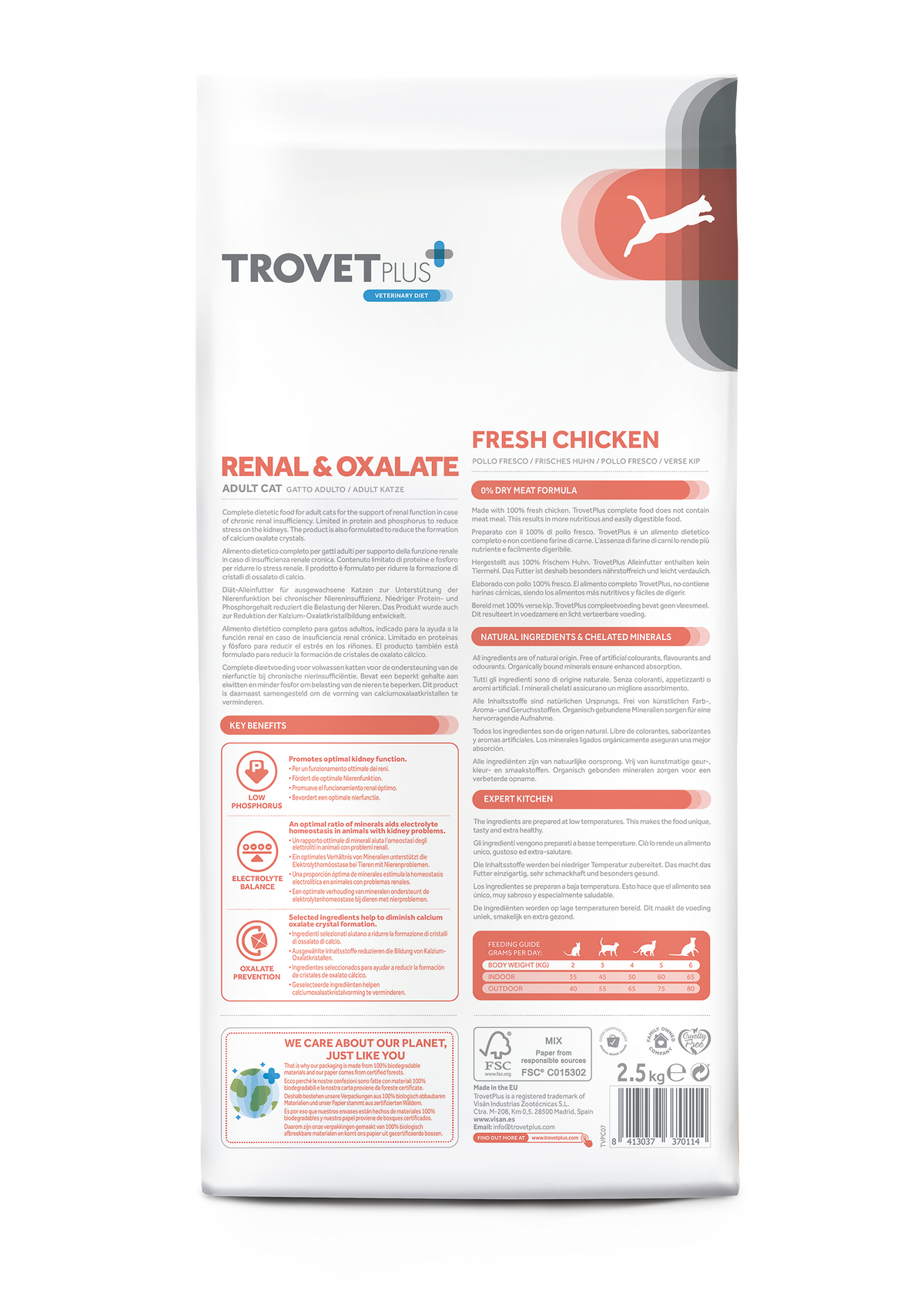 Renal Oxalate - Pollo fresco - Gatto adulto