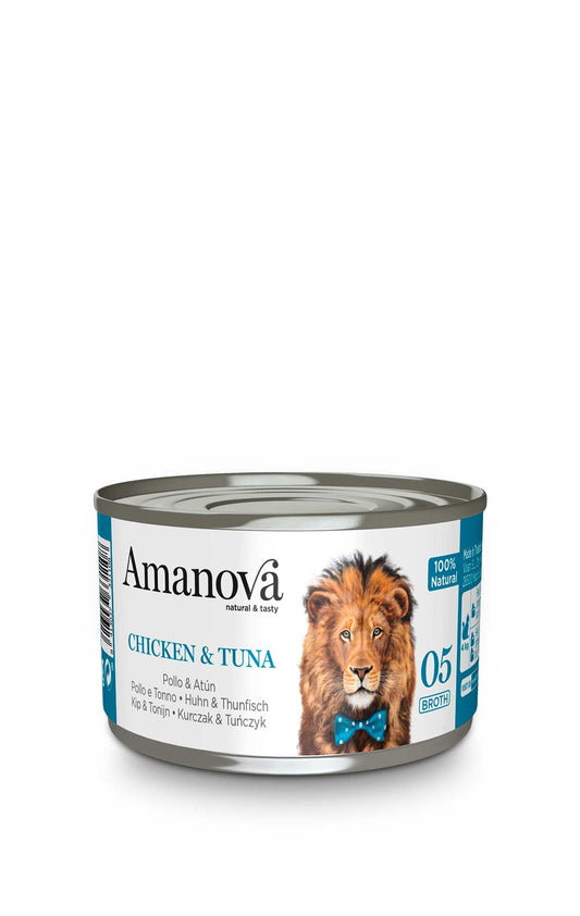 05 In brodo - Pollo & tonno - 4 x 70g