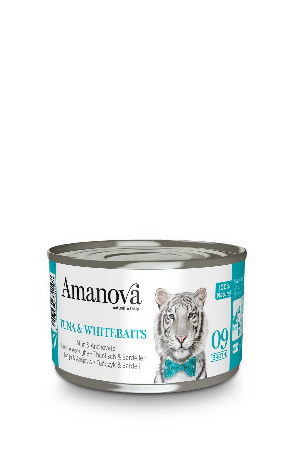 09 In brodo - Tonno & acciughine - 4 x 70g