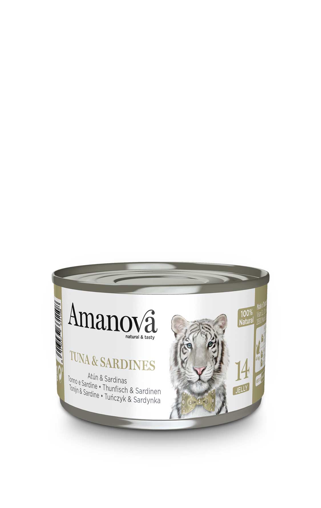 14 In gelatina - Tonno & Sardine - 4 x 70g