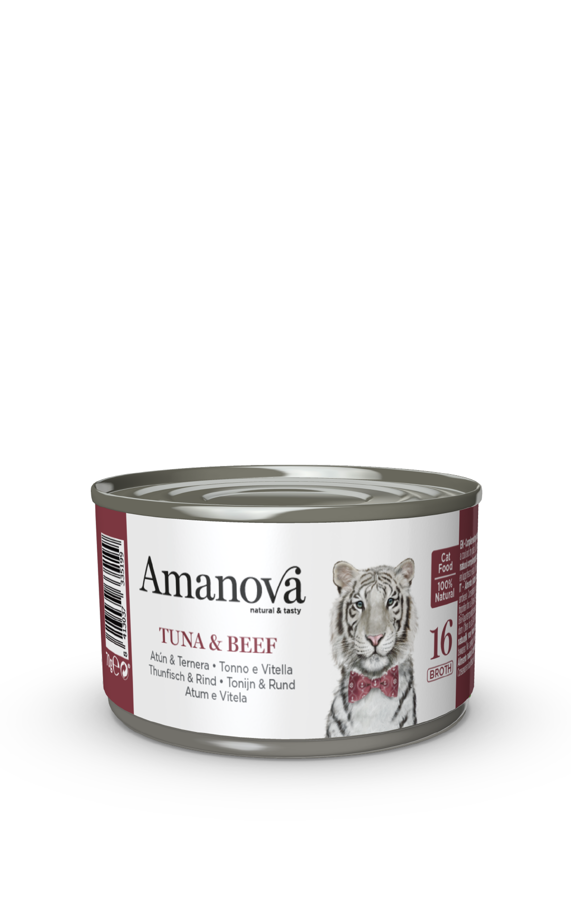 16 In brodo - Tonno e Vitella - 4 x 70g