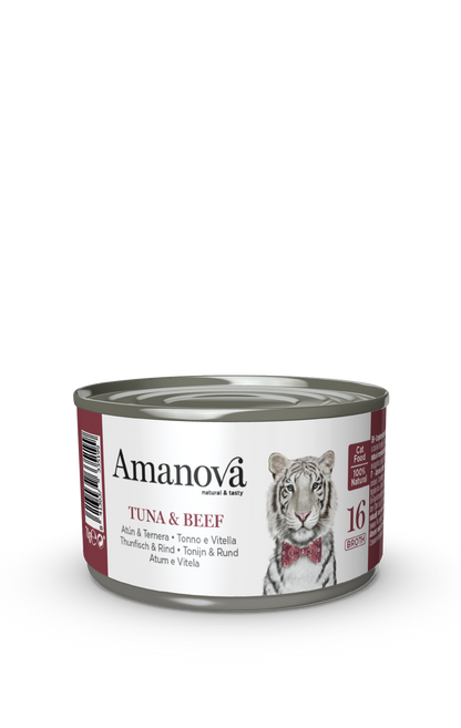 16 In brodo - Tonno e Vitella - 4 x 70g