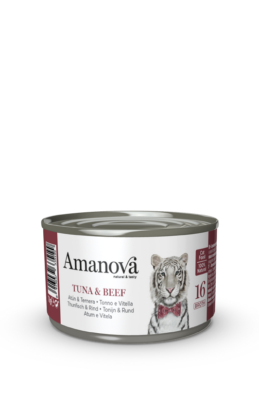 16 In brodo - Tonno e Vitella - 4 x 70g