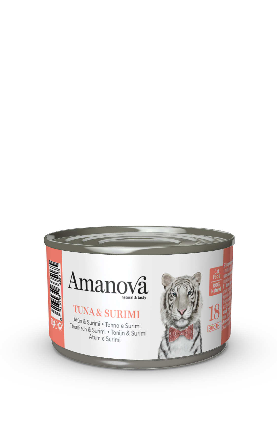 18 In brodo - Tonno e Surimi - 4 x 70g