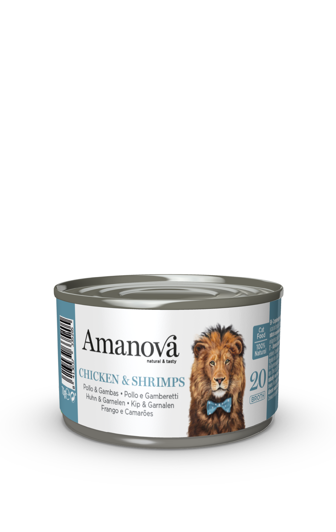 20 In brodo - Pollo e Gamberi - 4 x 70g