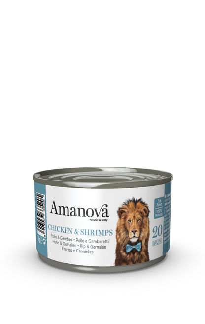 20 In brodo - Pollo e Gamberi - 4 x 70g