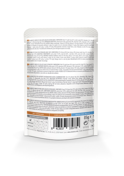Sterilised Cat Fresh Chicken - Pollo fresco in umido - 12x85g