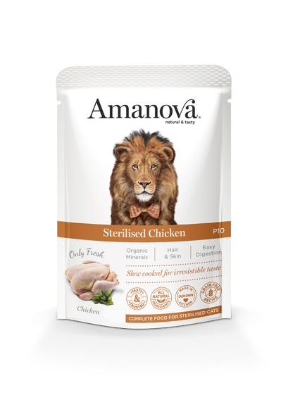 Sterilised Cat Fresh Chicken - Pollo fresco in umido - 12x85g