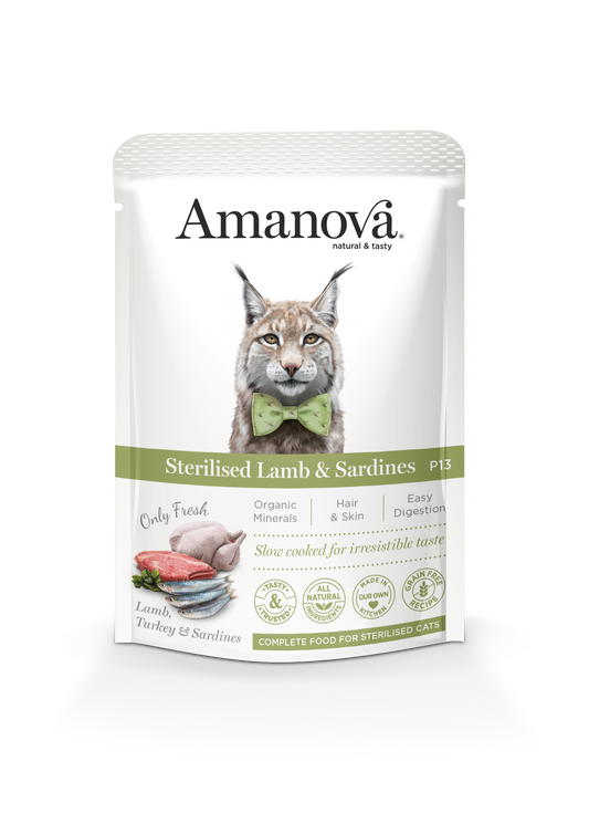 Sterilised Lamb & Sardines - Agnello e sardine fresche in umido - 12x85g
