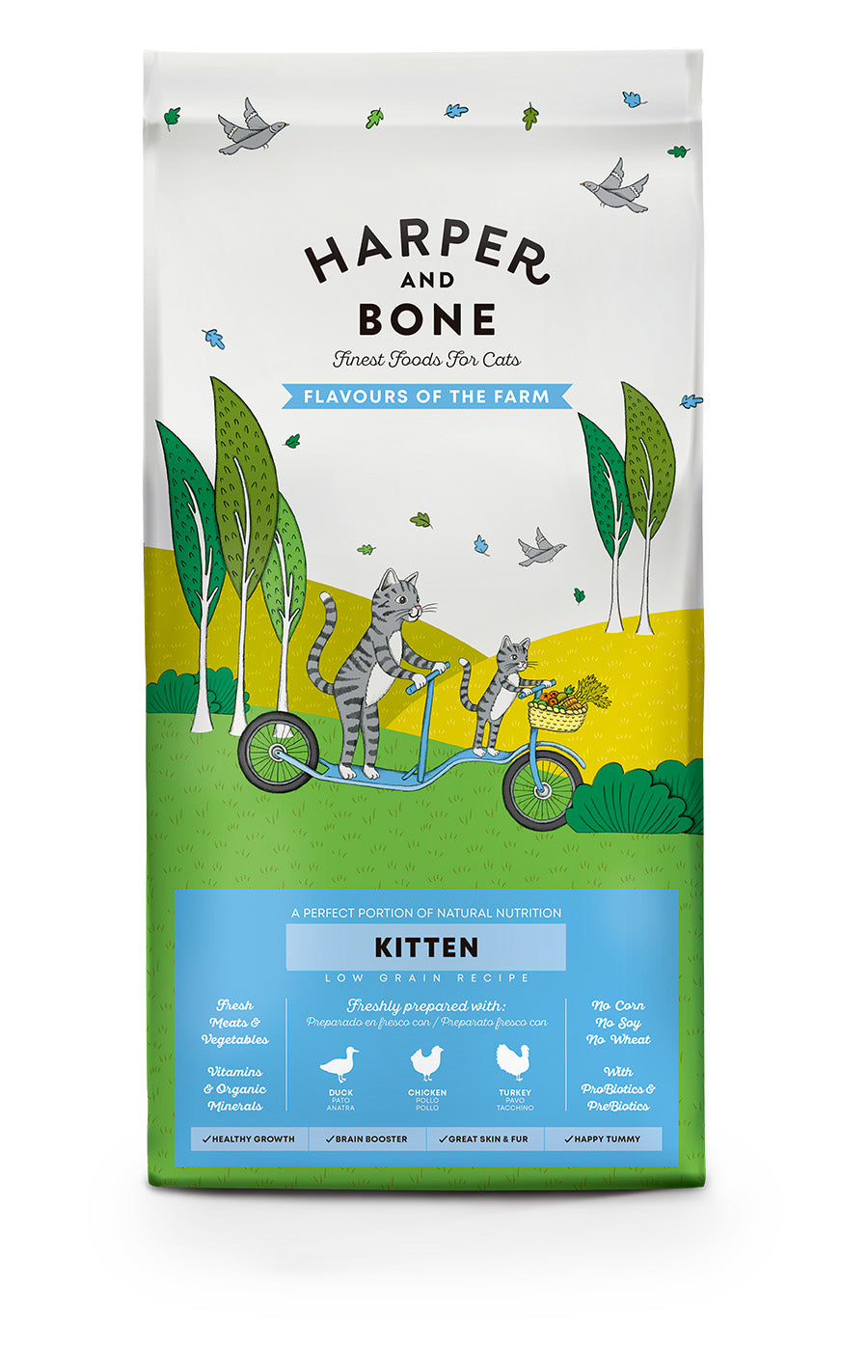 Kitten - Flavours of the farm - Anatra, pollo e tacchino