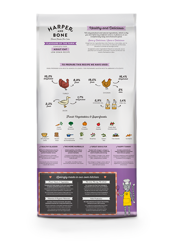 Adult Cat - Flavours of the farm -  Anatra, pollo e tacchino