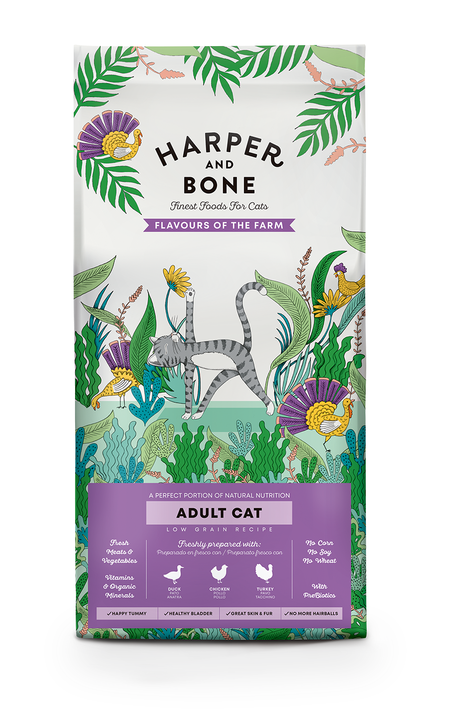 Adult Cat - Flavours of the farm -  Anatra, pollo e tacchino