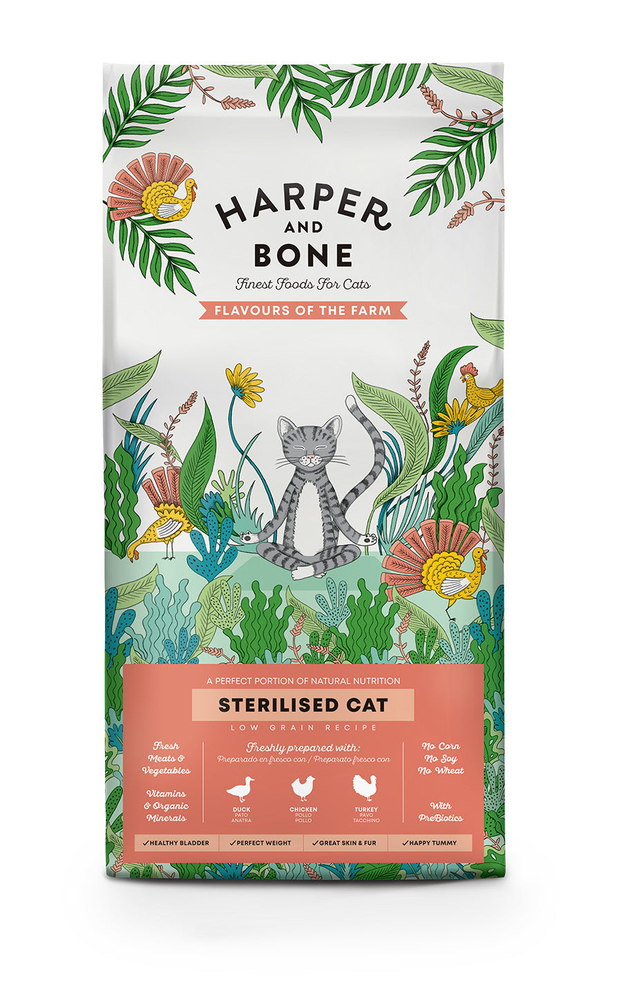 Sterilised cat - Flavours of the farm -  Anatra, pollo e tacchino