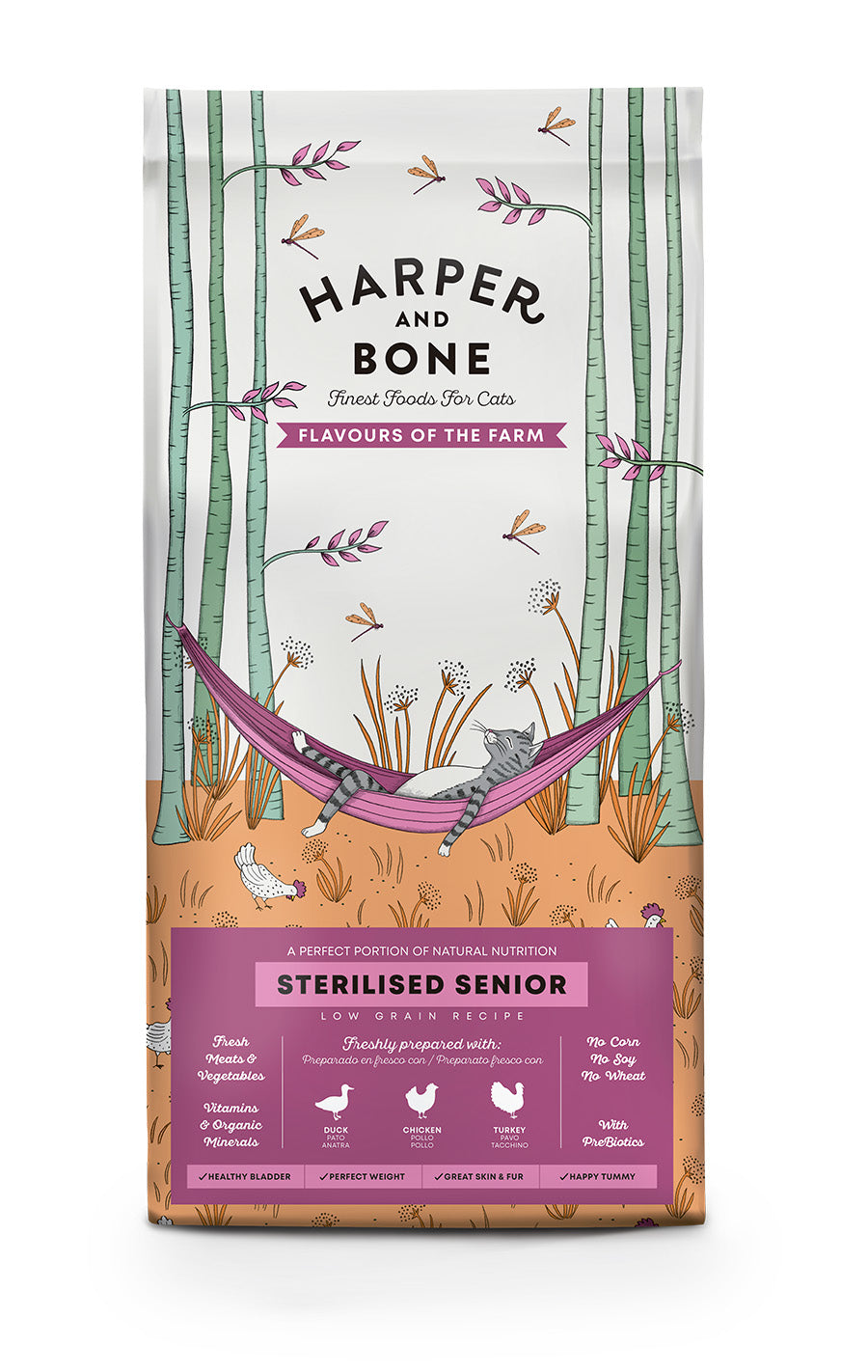 Sterilised senior - Flavours of the farm - Anatra, pollo e tacchino