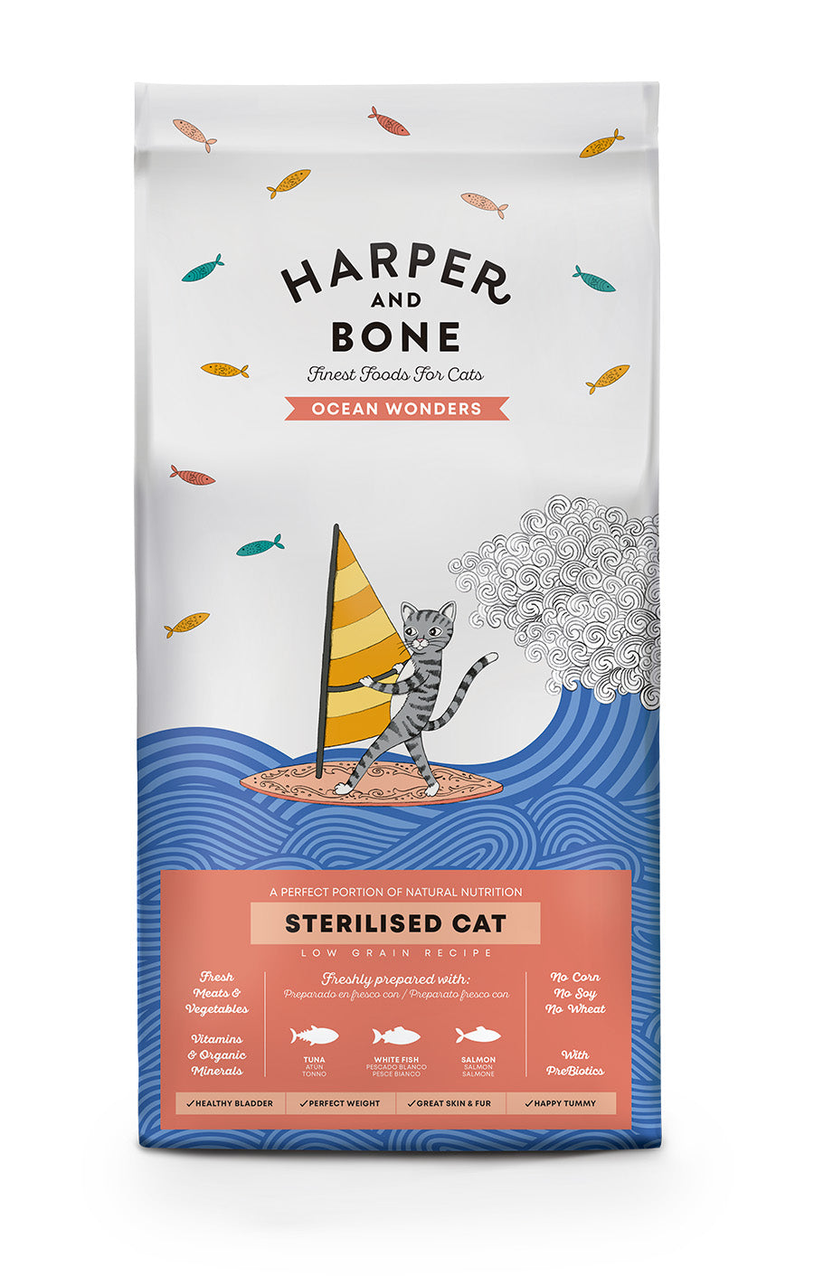 Sterilised cat - Ocean wonders - Tonno, pesce bianco e salmone