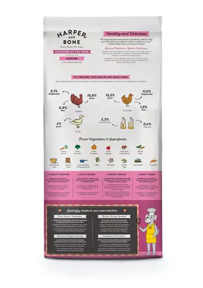 Senior dog - Flavours of the farm - Anatra, pollo e tacchino