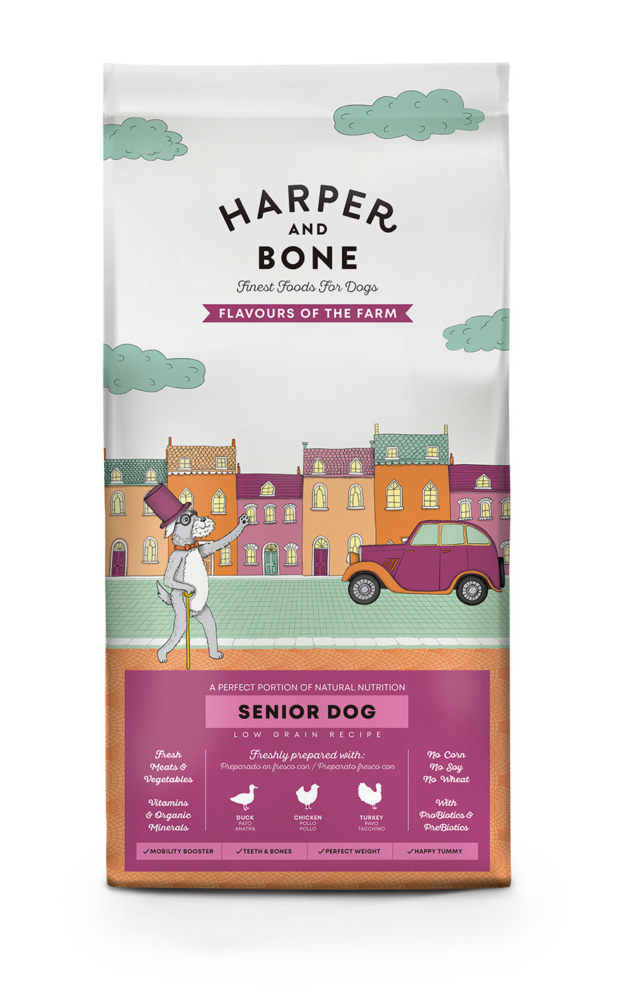 Senior dog - Flavours of the farm - Anatra, pollo e tacchino