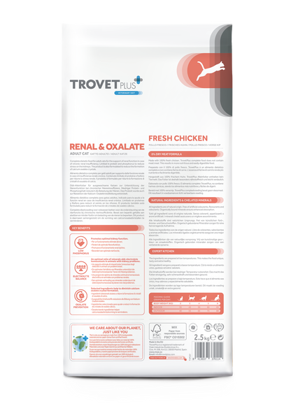 Renal Oxalate - Pollo fresco - Gatto adulto