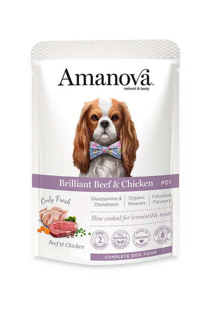 Brilliant Beef & Chicken - Vitello e Pollo fresco - alimento umido