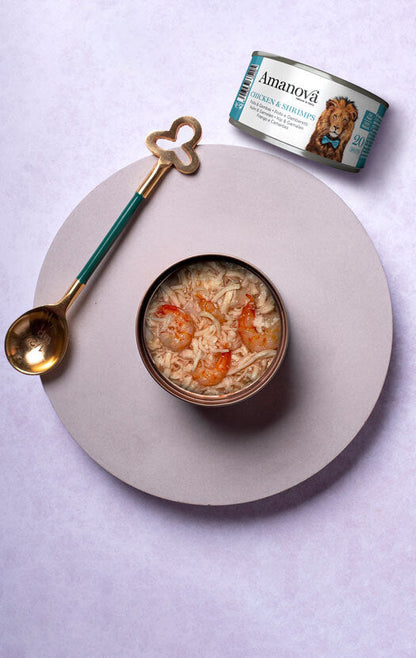 20 In brodo - Pollo e Gamberi - 4 x 70g