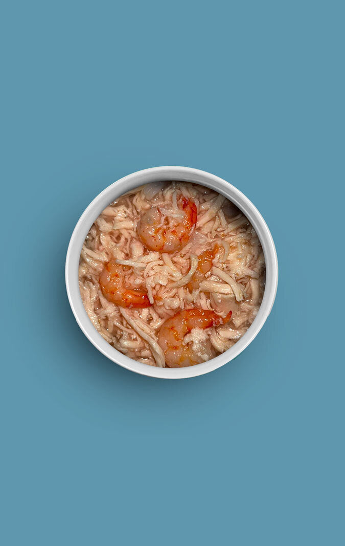 20 In brodo - Pollo e Gamberi - 4 x 70g